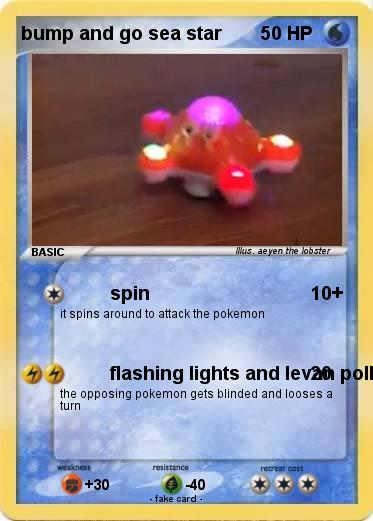 Pokemon bump and go sea star