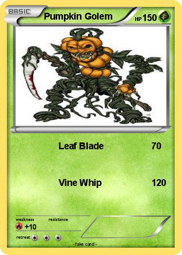 Pokemon Pumpkin Golem