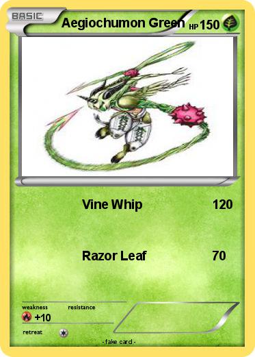 Pokemon Aegiochumon Green
