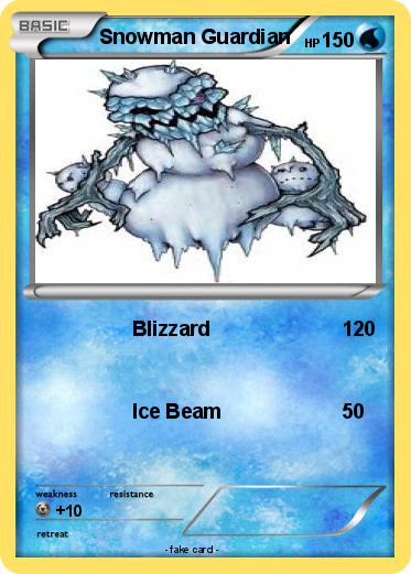 Pokemon Snowman Guardian