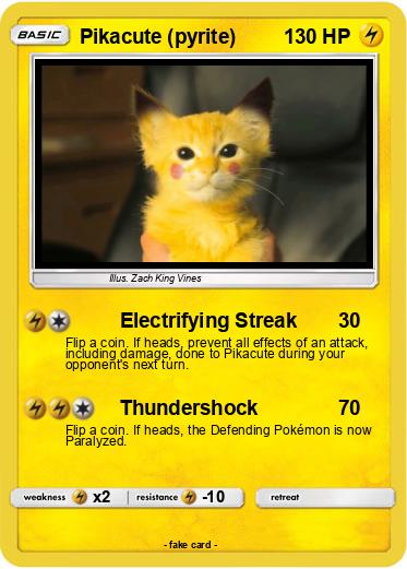 Pokemon Pikacute (pyrite)
