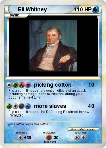 Pokemon Eli Whitney