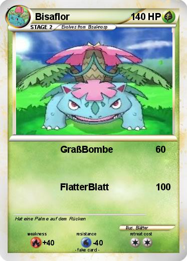 Pokemon Bisaflor
