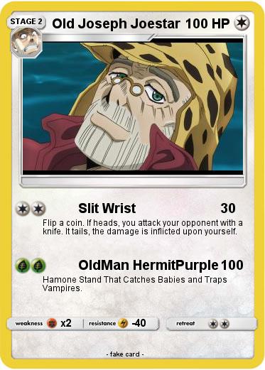 Pokemon Old Joseph Joestar
