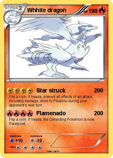 Pokemon Whhite dragon