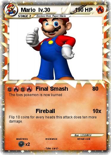 Pokemon Mario  lv.30                1