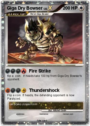 Pokemon Giga Dry Bowser