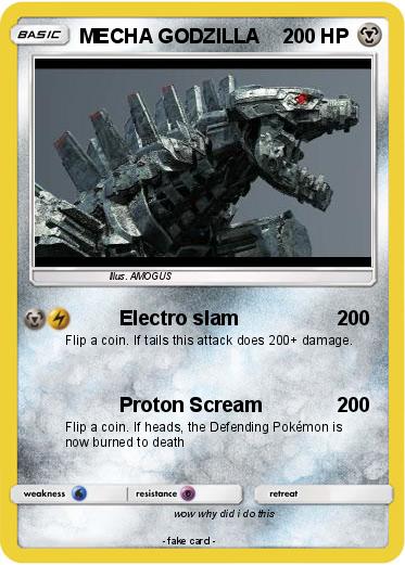 Pokemon MECHA GODZILLA