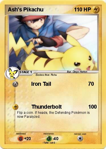 Pokemon Ash's Pikachu