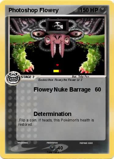 Pokemon Photoshop Flowey