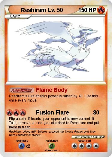 Pokemon Reshiram Lv. 50