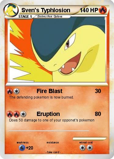 Pokemon Sven's Typhlosion