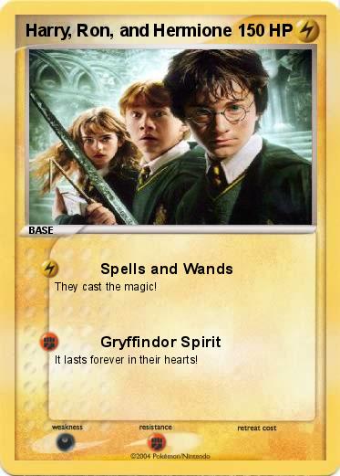 Pokemon Harry, Ron, and Hermione