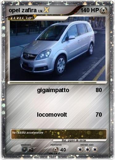 Pokemon opel zafira