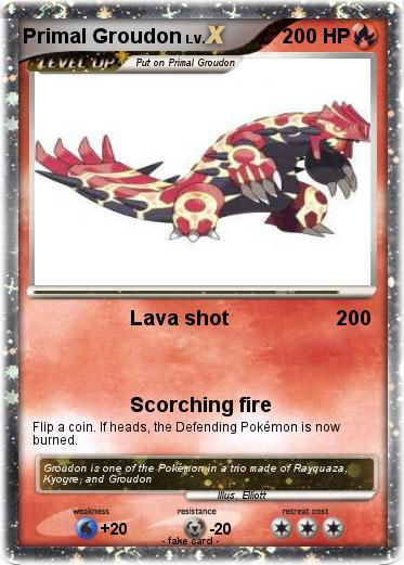 Pokemon Primal Groudon