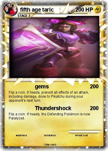 Pokemon fifth age taric