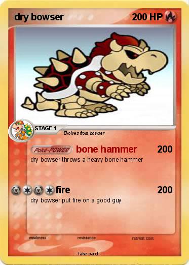 Pokemon dry bowser