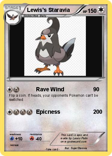 Pokemon Lewis's Staravia