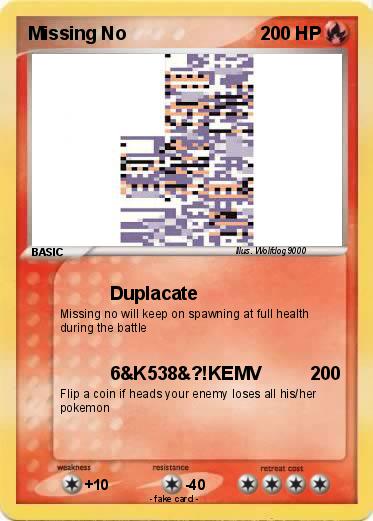 Pokemon Missing No