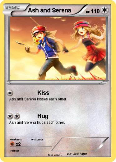 Pokemon Ash and Serena