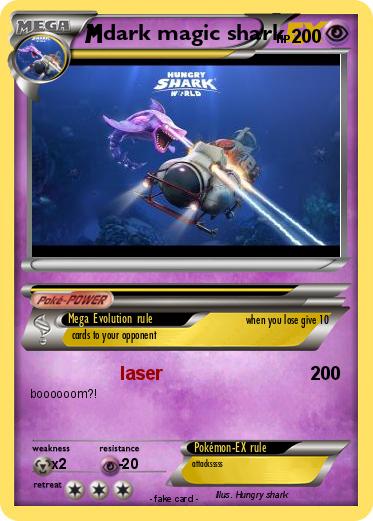 Pokemon dark magic shark