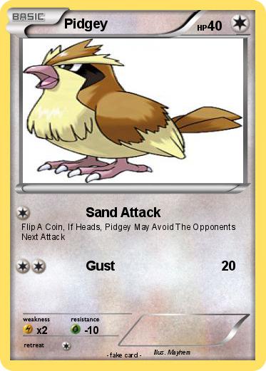 Pokemon Pidgey