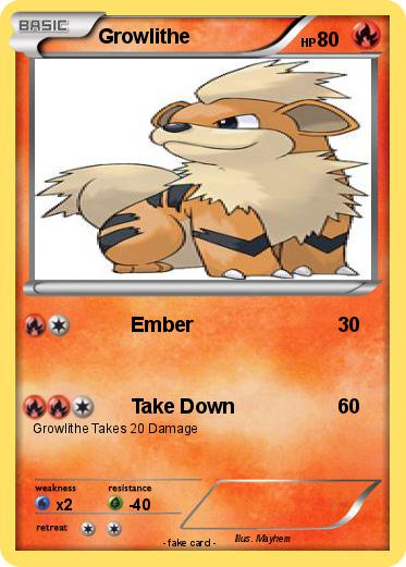 Pokemon Growlithe