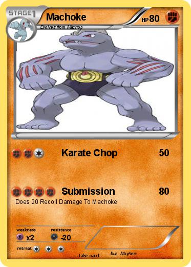 Pokemon Machoke