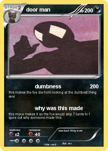 Pokemon door man