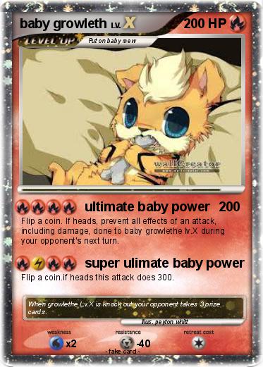 Pokemon baby growleth