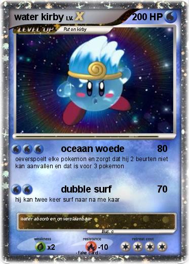 Pokemon water kirby