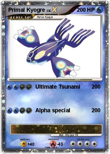 Pokemon Primal Kyogre
