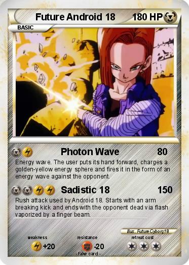 Pokemon Future Android 18
