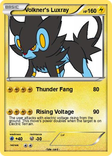 Pokemon Volkner's Luxray