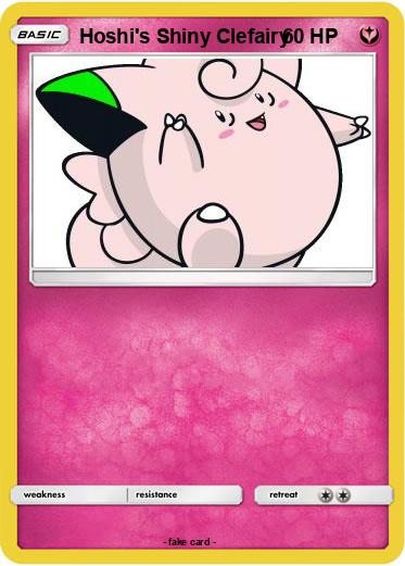 Pokemon Hoshi's Shiny Clefairy
