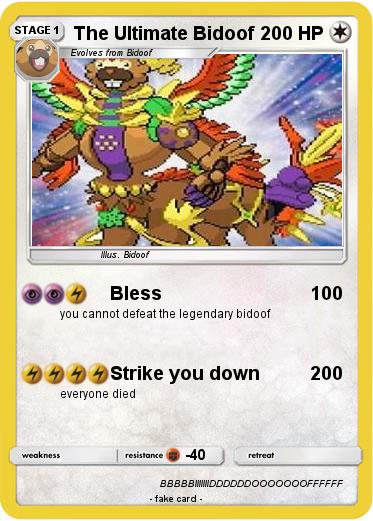 Pokemon The Ultimate Bidoof