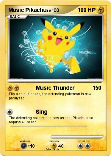 Pokemon Music Pikachu