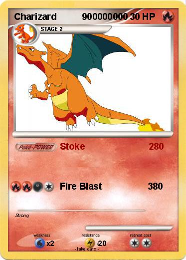 Pokemon Charizard          900000000