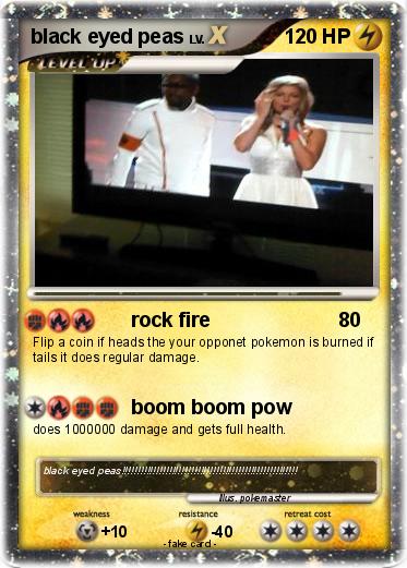 Pokemon black eyed peas