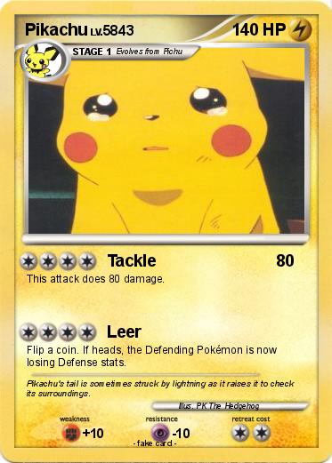 Pokemon Pikachu