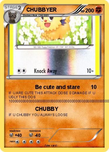 Pokemon CHUBBYER
