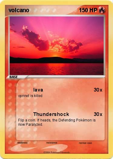 Pokemon volcano