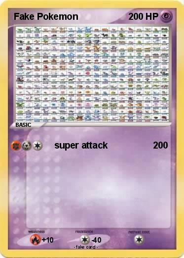 Pokemon Fake Pokemon