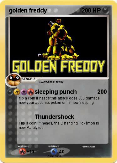 Pokemon golden freddy