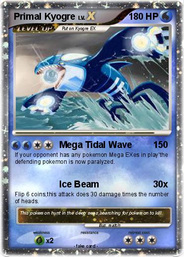 Pokemon Primal Kyogre