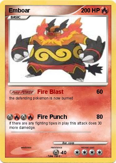 Pokemon Emboar