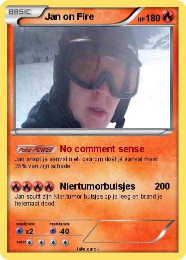 Pokemon Jan on Fire