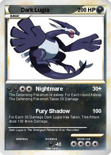 Pokemon Dark Lugia