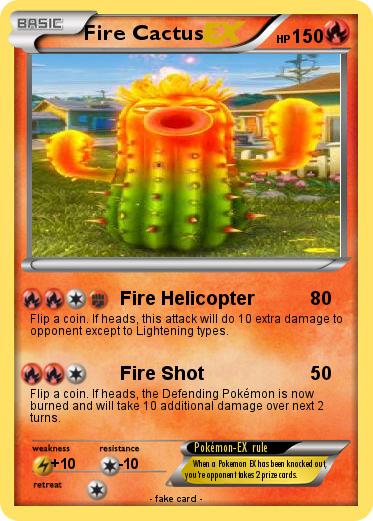 Pokemon Fire Cactus