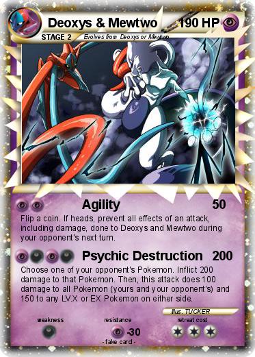 Pokemon Deoxys & Mewtwo